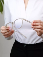 Очки для компьютера имиджевые защитные прозрачные нулевки