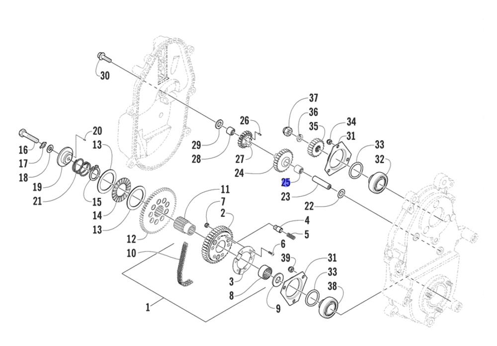Подшипник Arctic Cat 0602-018