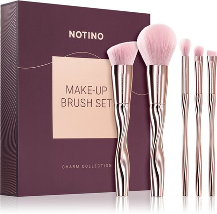 Notino Charm Collection Make-up brush set - Розовый набор кистей /  5 шт.   / GTIN 2800019501905