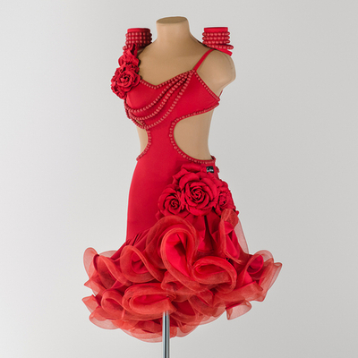 LA 033-01 Спортивное бальное платье для Латины (latina dress)