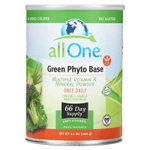 All One, Nutritech, Green Phyto Base, мультивитаминный комплекс из витаминов и минералов, в порошке, без добавок, 1000 г (2,2 фунта)