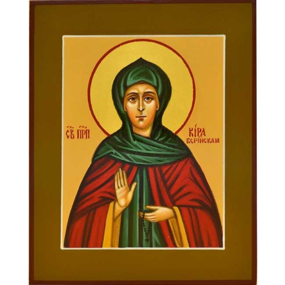 Святая Кира. Рукописная икона.