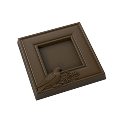 840 | Форма "Рамка с птичкой" (275*175 мм)