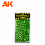 Имитация травы AK Interactive DARK GREEN TUFTS 6MM