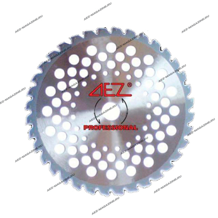 Диск для бензокосы 36-ти зубый с победитовыми напайками(уп.катрон) 255х25,4х1,25 серия PROFESSIONAL