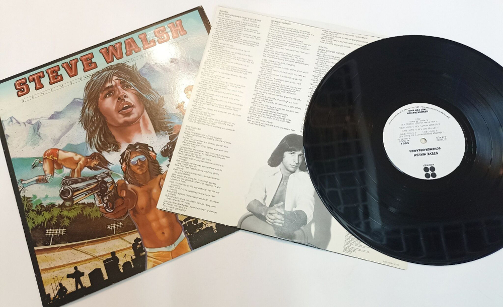 Винтажная виниловая пластинка LP Steve Walsh Schemer Dreamer (USA 1980)