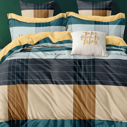 Комплект постельного белья "ВЛ. 1179", поплин, 100% хлопок, Россия.