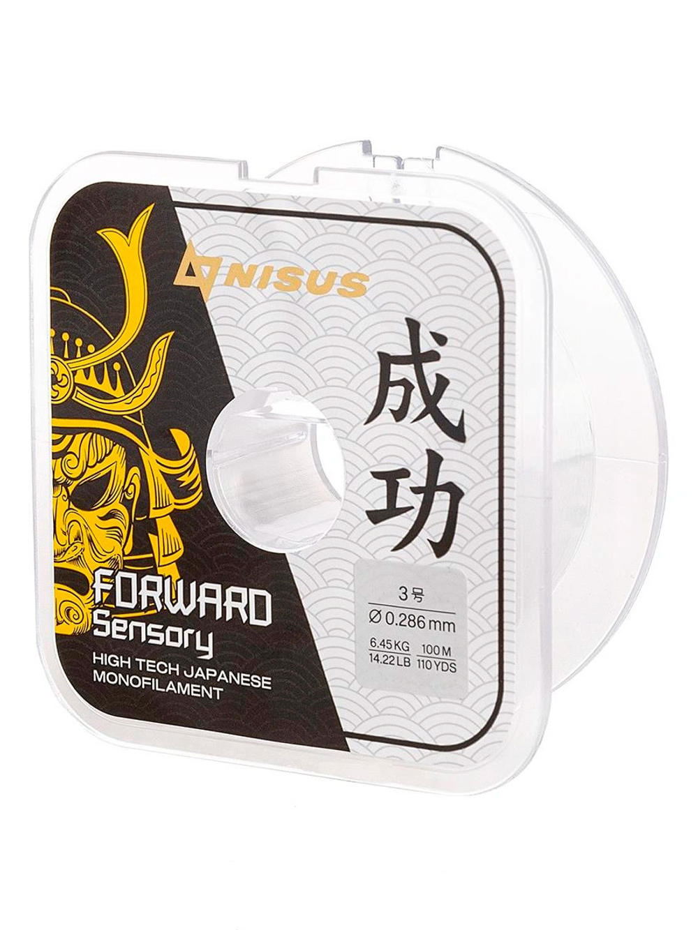 Леска для рыбалки Nisus FORWARD Sensory Nylon Transparent 0,261mm/100m (N-FS-0261-100)