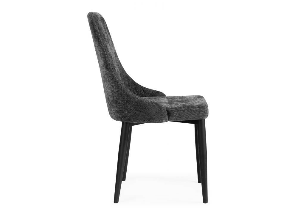 Стул на металлокаркасе Kora black / dark gray