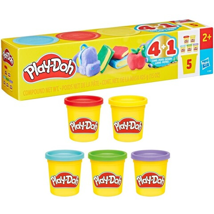 Play-Doh - Ciastolina Back to School 5-PAK Многоразовые тюбики G1860
