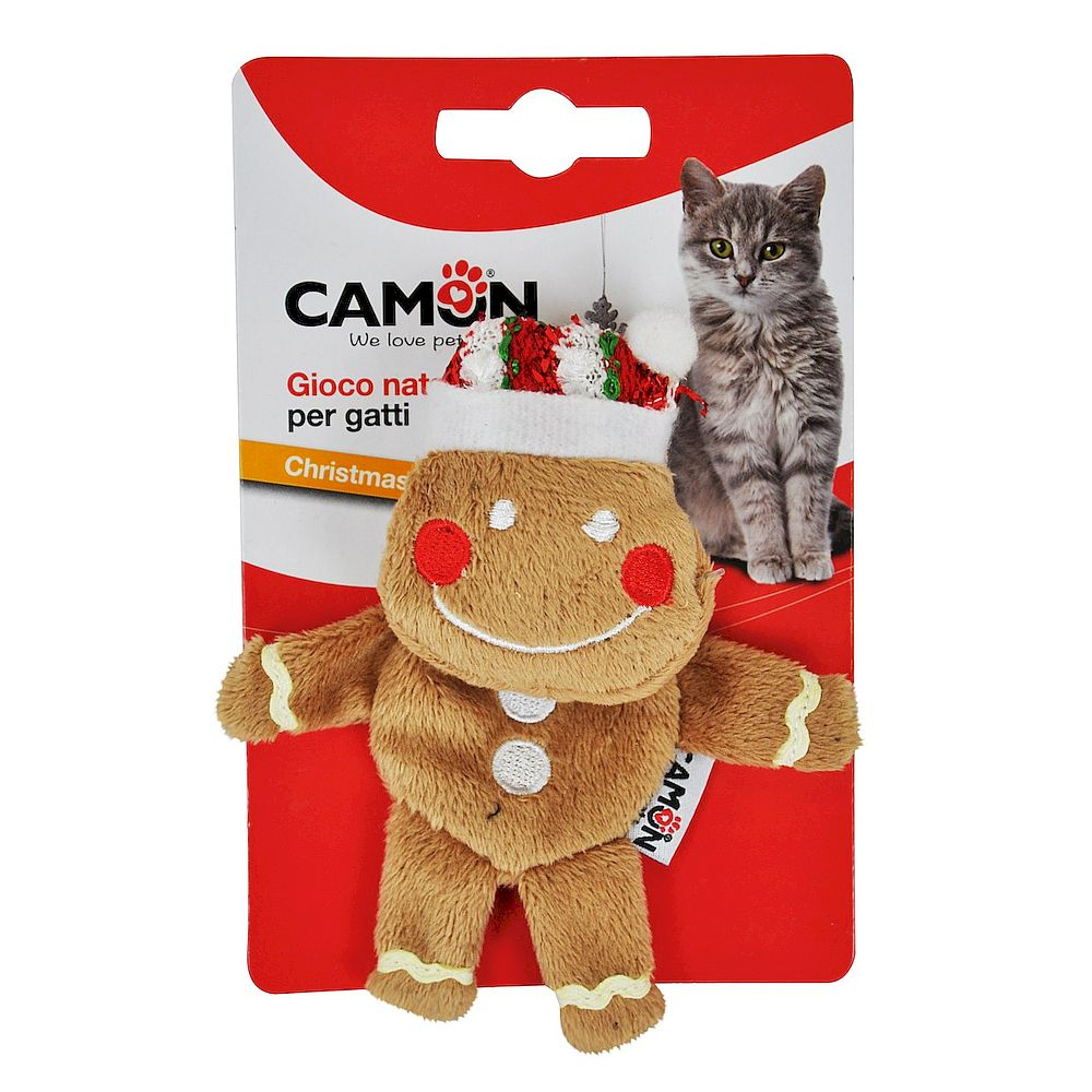 Игрушка для кошек Рождественская в ассортименте (олень, санта, снеговик, имбирный пряник) CAMON