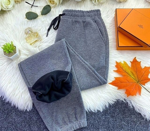 Тёплые штаны женские, размер 52-56, цвет серый