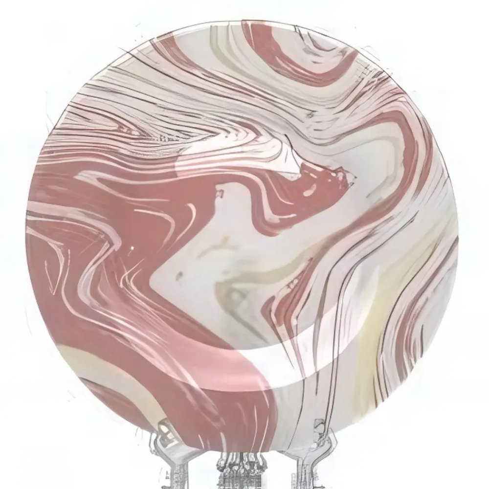 Тарелка 26см «Пинк лава» 10328SLBD62