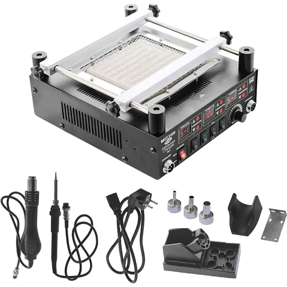 МЕГЕОН 00363 цифровая паяльная станция 3 в 1 к0000032101