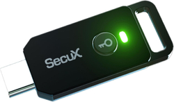SecuX PUFido — Ключ безопасности с PUF-технологией и USB-C Аппаратная аутентификация с защитой от клонирования для FIDO2/U2F