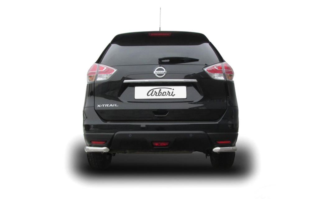 Уголки d57 Arbori нерж. сталь для NISSAN X-Trail 2015-нв