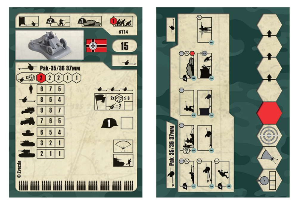 Немецкая противотанковая пушка Пак-36 с расчётом