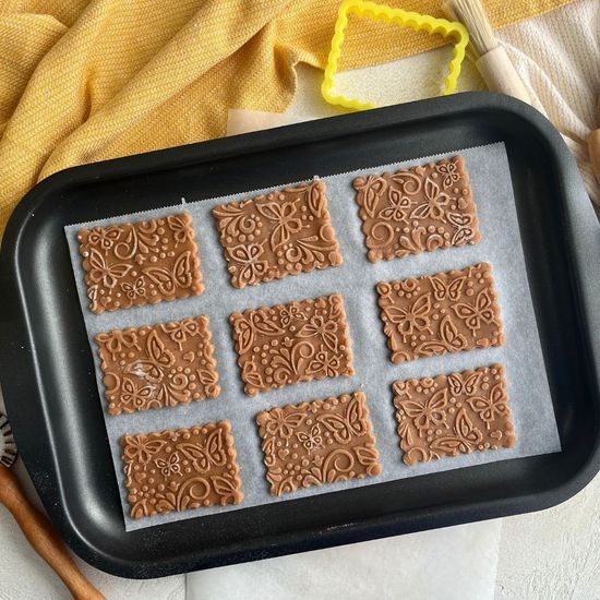 Малая скалка с узором Бабочки-красавицы