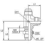 Штуцер PLD JIC 3/4