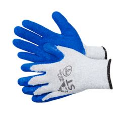 Перчатки хб Astra ST хб с текстурированным латексным покрытием