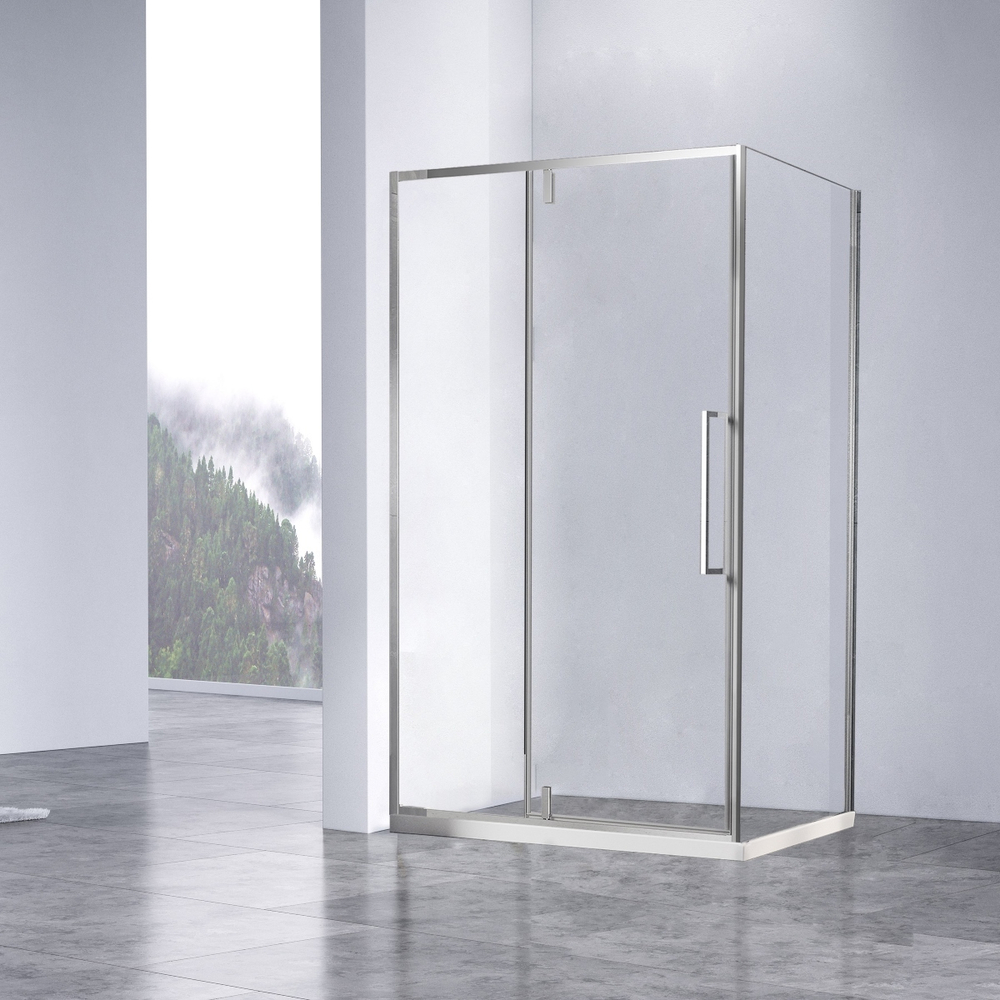 Душевой уголок Slim-N VSR-4SNP9012CL, 1200*900, хром, стекло прозрачное