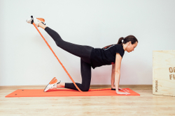 Эспандер 120 см в защитном кожухе MEDIUM