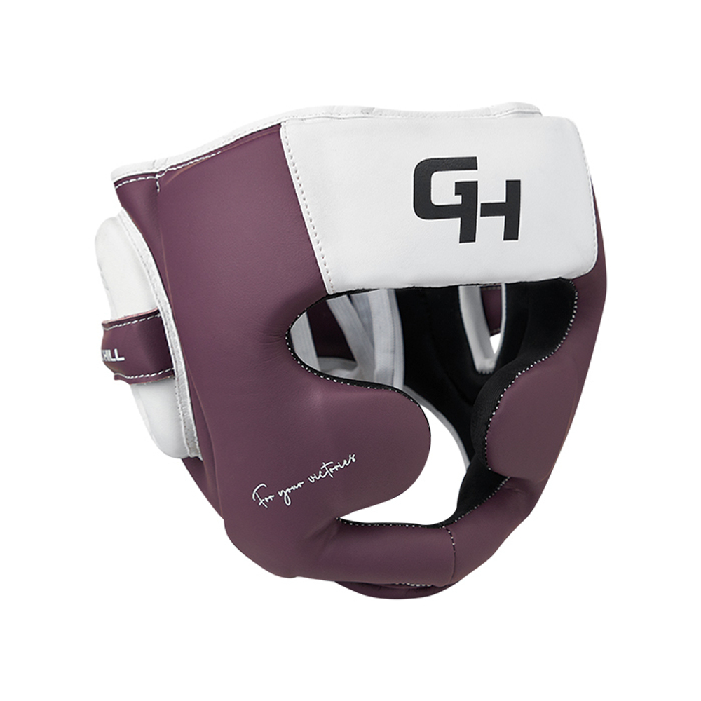 CNHGKF-550 Боксерский шлем Force Full Face KK Фиолетово-белый
