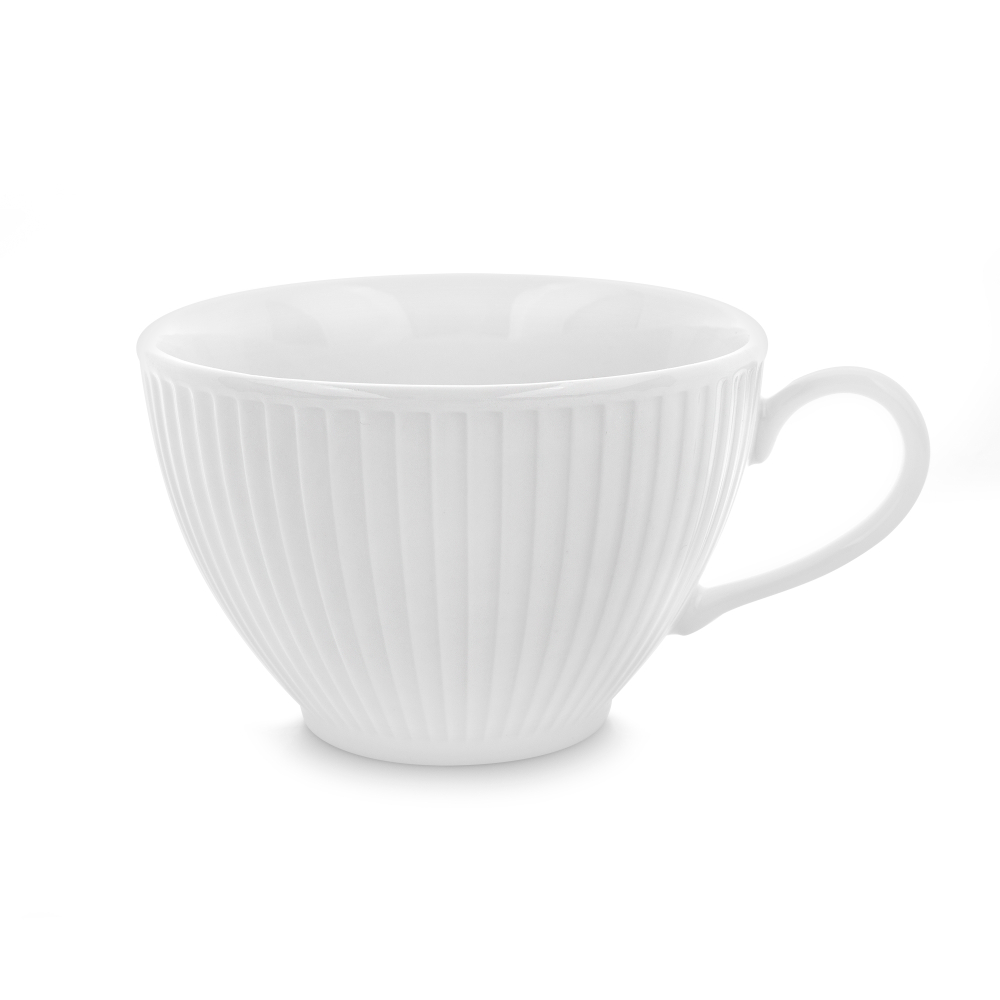 Чашка чайная с блюдцем 290мл Pillivuyt Plisse-Toulouse