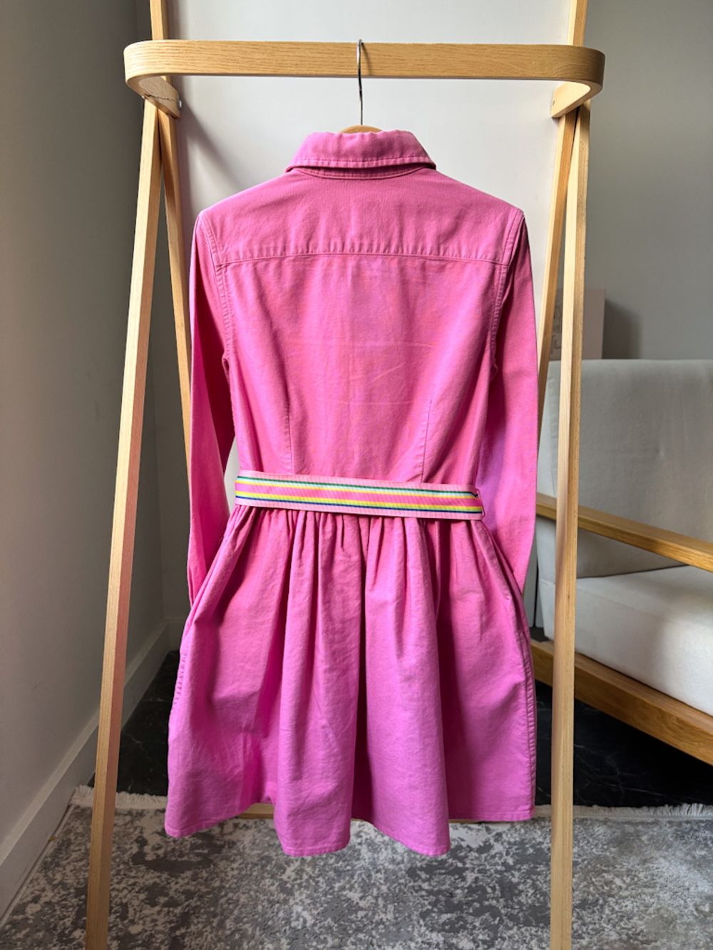 Хлопковое платье-рубашка Polo Ralph Lauren, 122