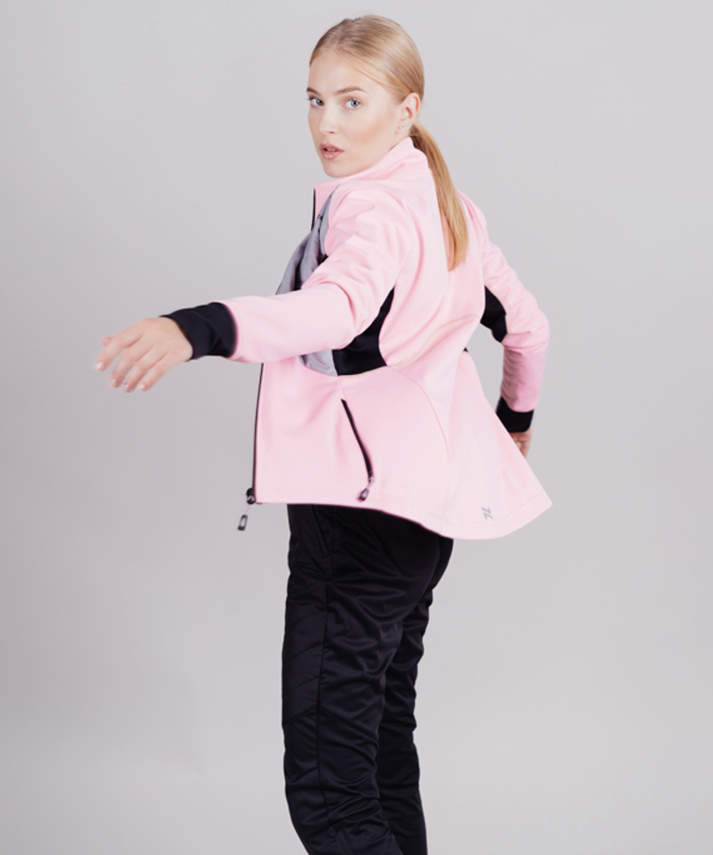 Куртка NORDSKI HYBRID Candy Pink/Grey, женская, NSW857911