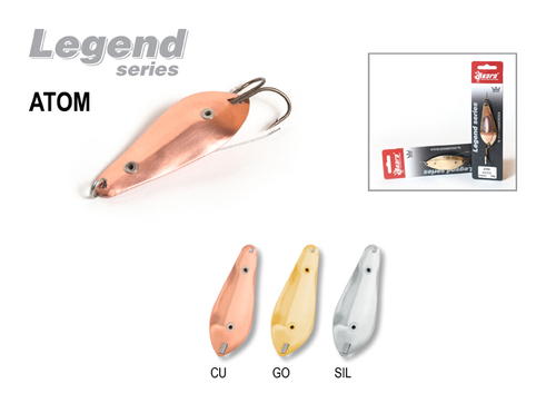 Блесна незац. Akara Legend Atom двойник 70 мм 15 гр. Sil