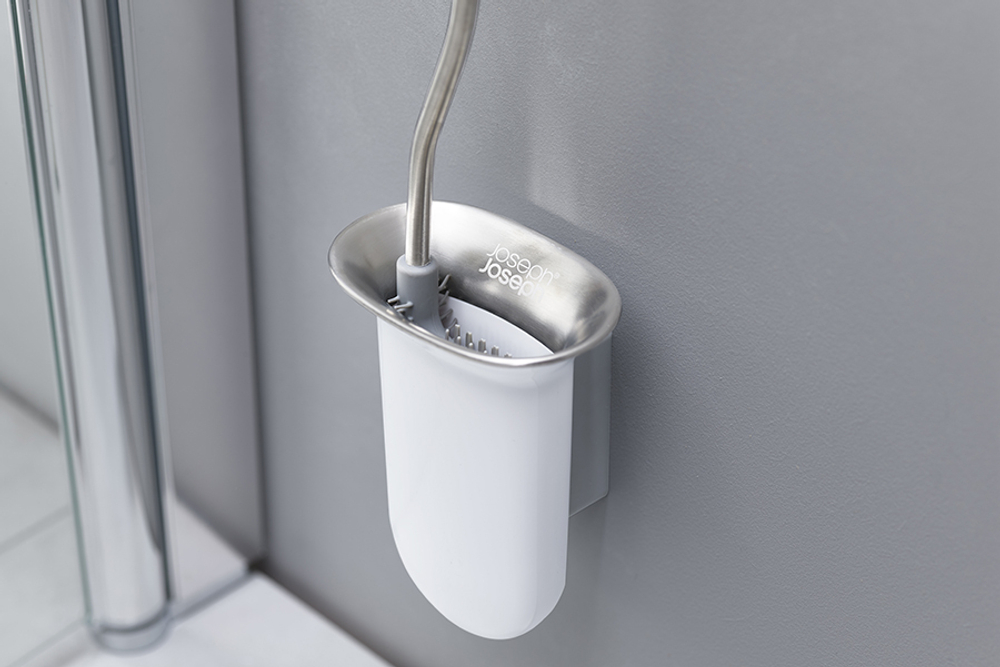 Ершик для унитаза подвесной flex steel, белый