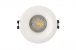DK3024-WH Встраиваемый светильник, IP 20, 10 Вт, GU5.3, LED, белый, пластик