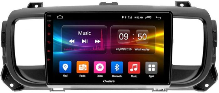 Магнитола для Peugeot Traveller/Expert, Citroen SpaceTourer/Jumpy, Opel Zafira Life/Vivaro - Kuberg OL-9934 QLed, Android 12, Быстрая, CarPlay, 4G SIM-слот