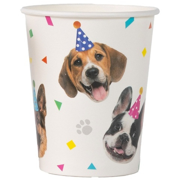 Стаканы бумажные «Собачки» фотографичные, 250 мл, 6 шт