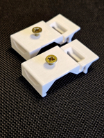 Универсальное крепление для корпусов на динрейку, комплект из 4-х шт., 3D печать, белый