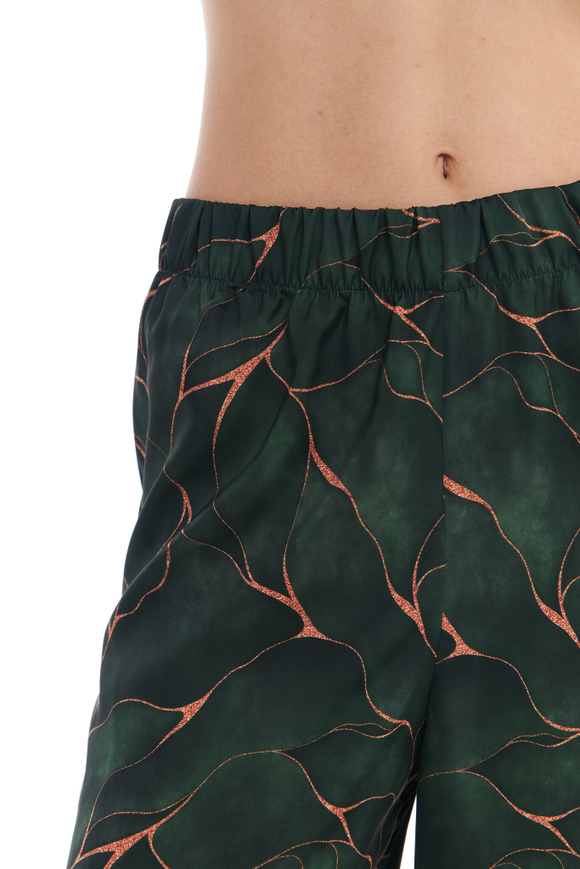 Шелковые брюки тропики