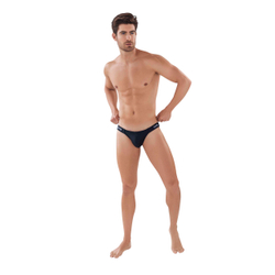 Мужские трусы слипы черные Clever Moda SECRETS BRIEF 087511