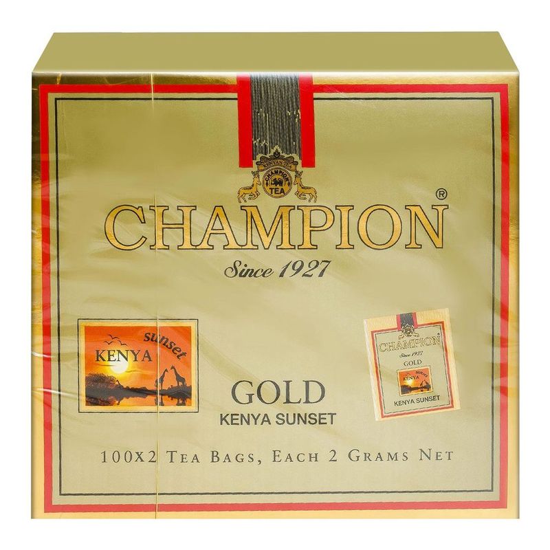 Чай пакетированный CHAMPION черный кенийский 100 пак/пач