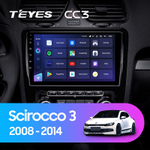 Teyes CC3 9"для Volkswagen Scirocco Mk3 2008-2014