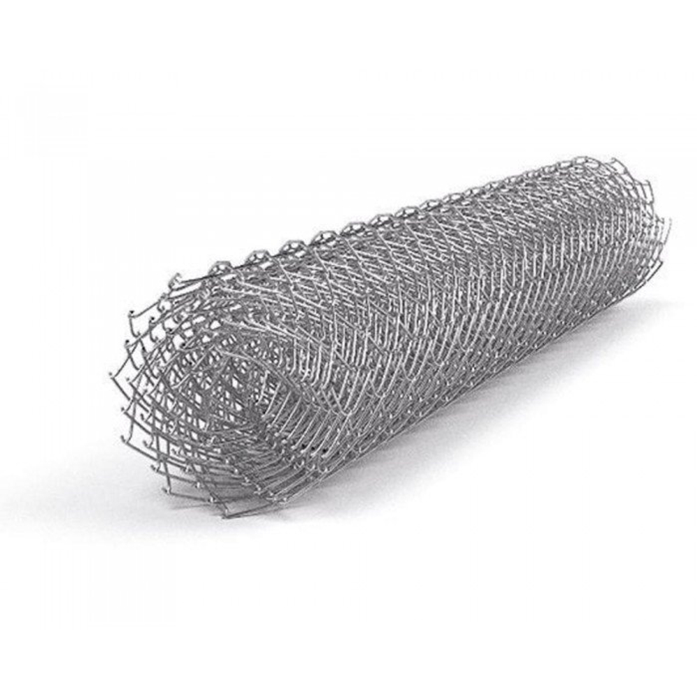 Сетка рабица оцинкованная ячейка 60х60мм d 1,4мм (1,5х10м)рул