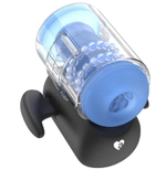 Мастурбатор робот Black Knight с массажем бусинами 15.4 см