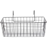 Корзина металлическая подвесная «ФАРГО», цвет черный, 37.5*19*20.5см (лейбл)