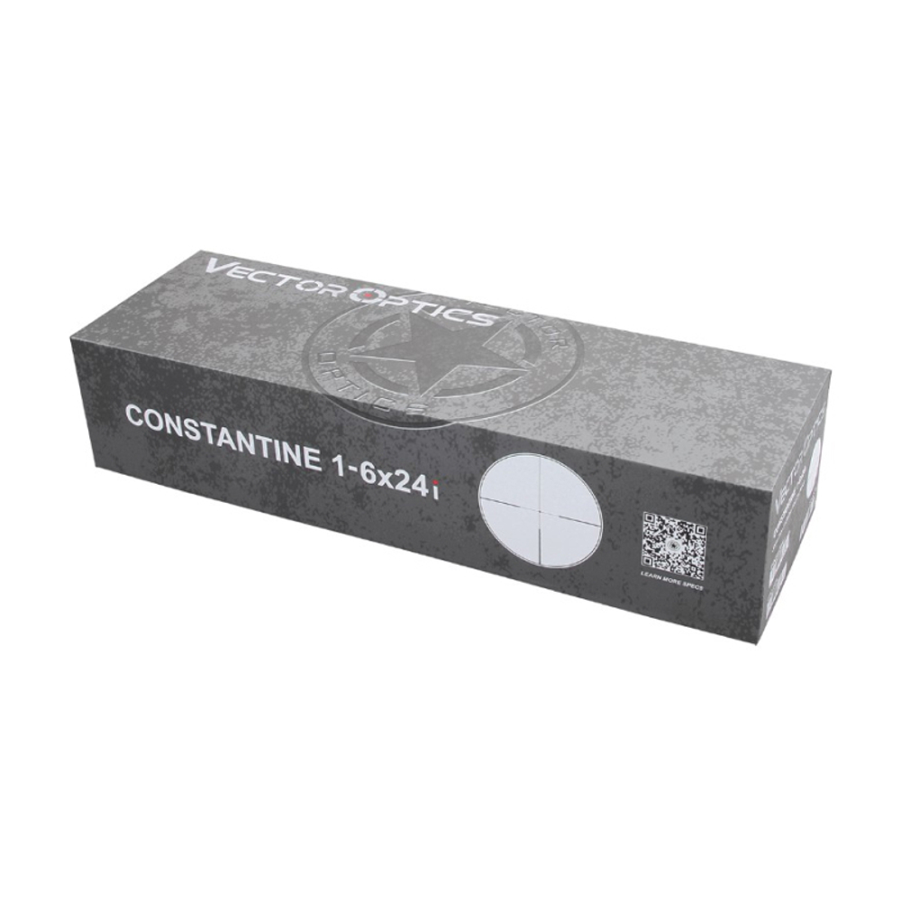 Прицел Vector Optics Constantine 1-6x24, ( Сетка Fiber Center Dot / с подсветкой )