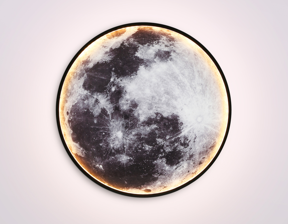 Светильник светодиодный настенно-потолочный FW11110 BK черный 15W LED 3000-6400K D240*38