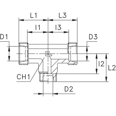 Соединение PRT DL28 22 28 (корпус)