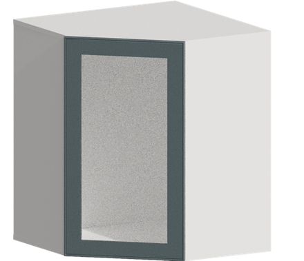 Кухня Модуль ШВУС 590 Графит / Бирюзовая мята