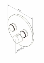 Смеситель для душа AM.PM Inspire 2.0 F50A85700