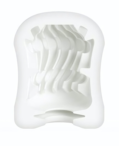 Компактный мастурбатор MasturbaTIN Swirl Girl (Цвет: белый)