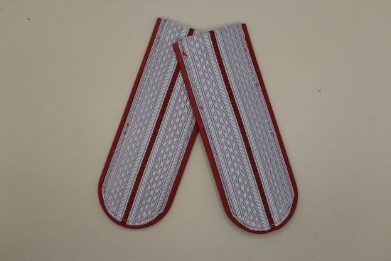 Погоны ФСИН серые с 1 краповым просветом (пластик)